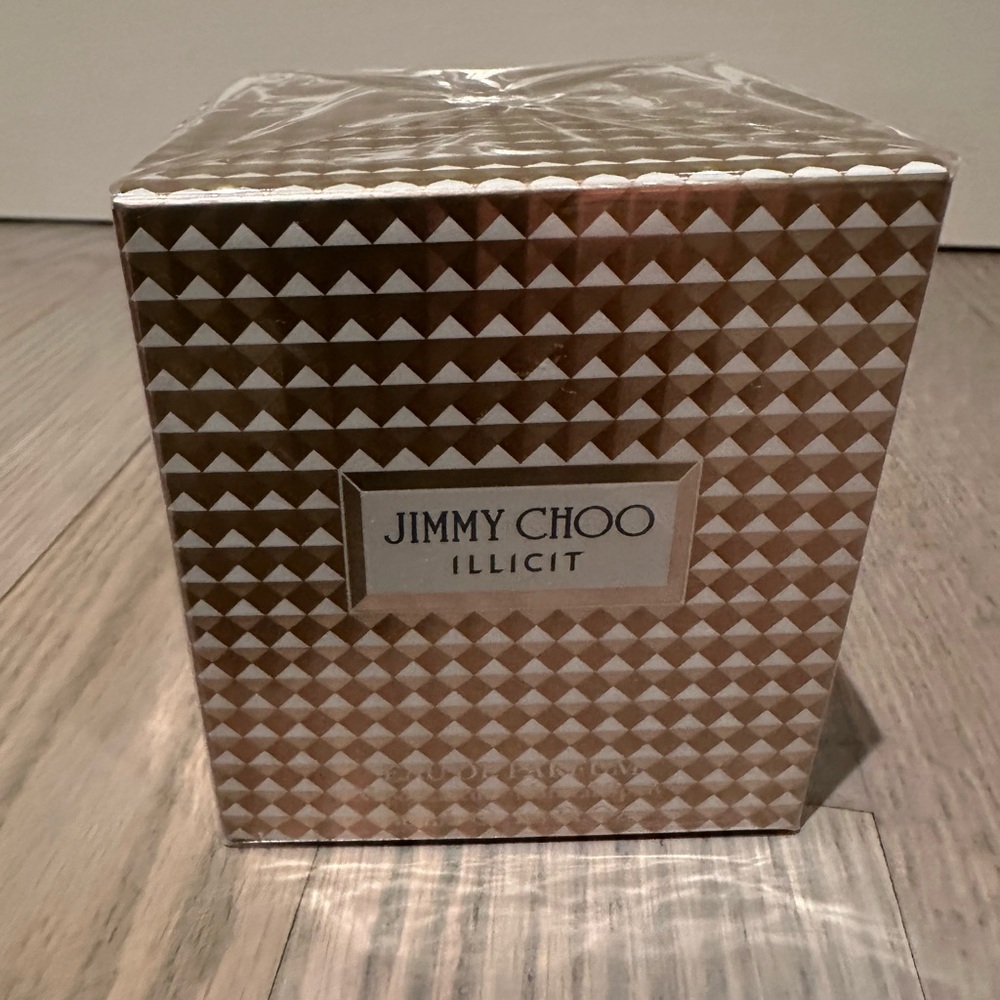 Jimmy Choo Gold Textured Perfume Box